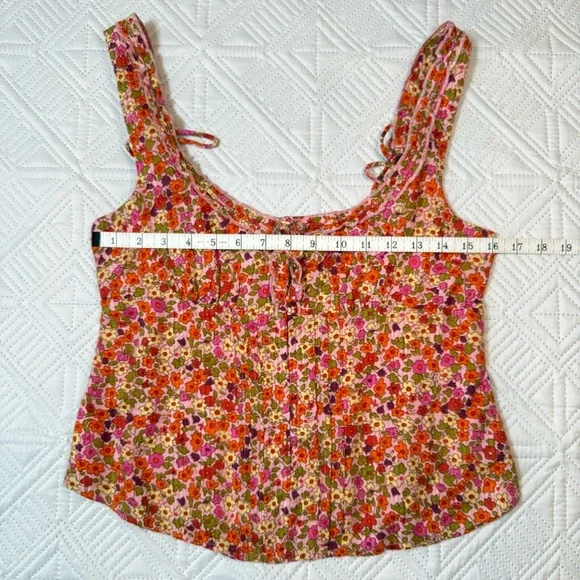 Free People Ellia Printed Floral Skort & Tank Top Set Size S - Picture 4 of 14